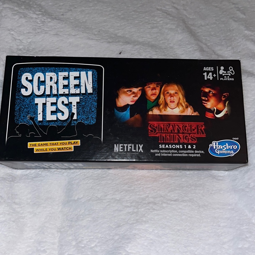 Screen Test Game-Stranger Things